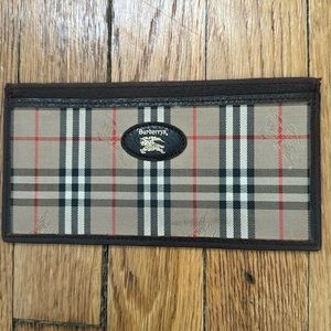 Vintage Burberry Nova Check Long Wallet
